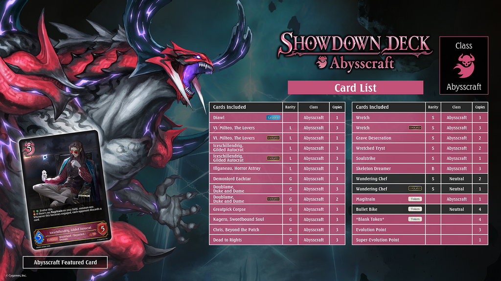 Shadowverse: Evolve - Showdown Deck - Bundle