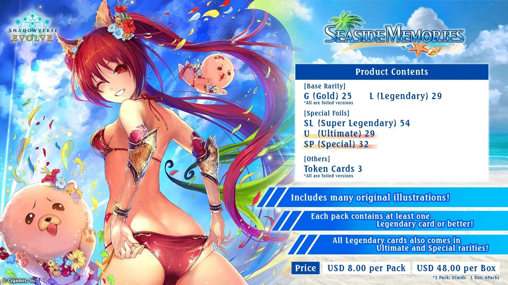 Shadowverse: Evolve - Special Set 1 - Seaside Memories - Booster Box (6x Packs)