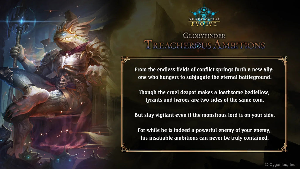 Shadowverse: Evolve - Gloryfinder - Treacherous Ambitions Starter Deck