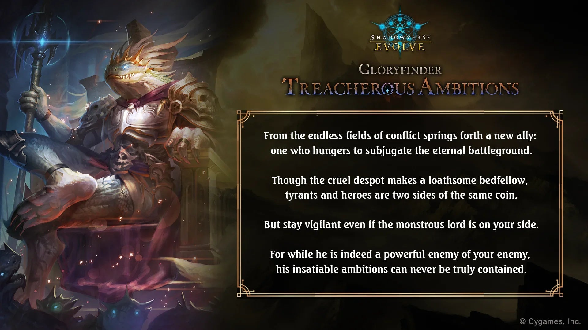 Shadowverse: Evolve - Gloryfinder - Treacherous Ambitions Starter Deck