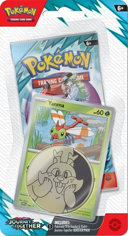 Pokemon TCG - Scarlet & Violet - Journey Together - Checklane Blister - Yanma