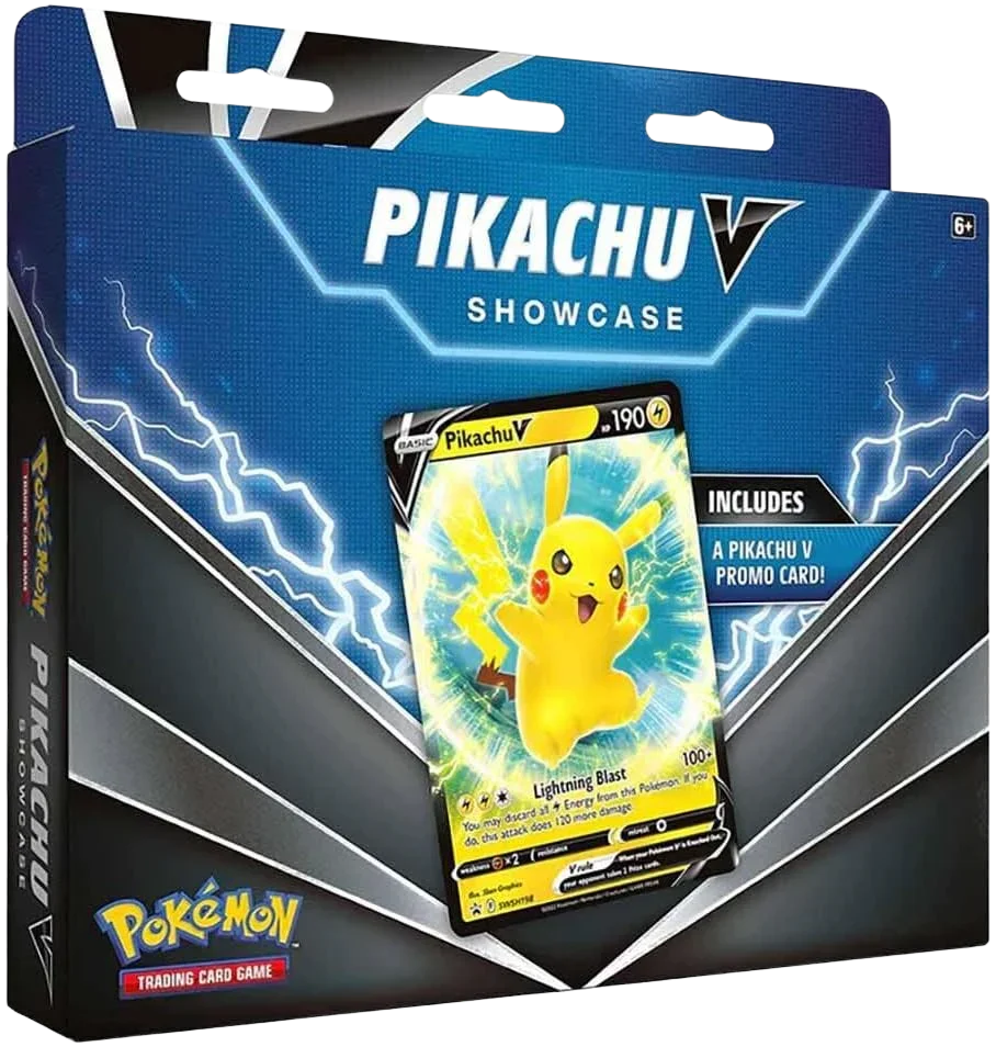 Pokemon TCG - Sword & Shield - Pikachu V Showcase Collection Box