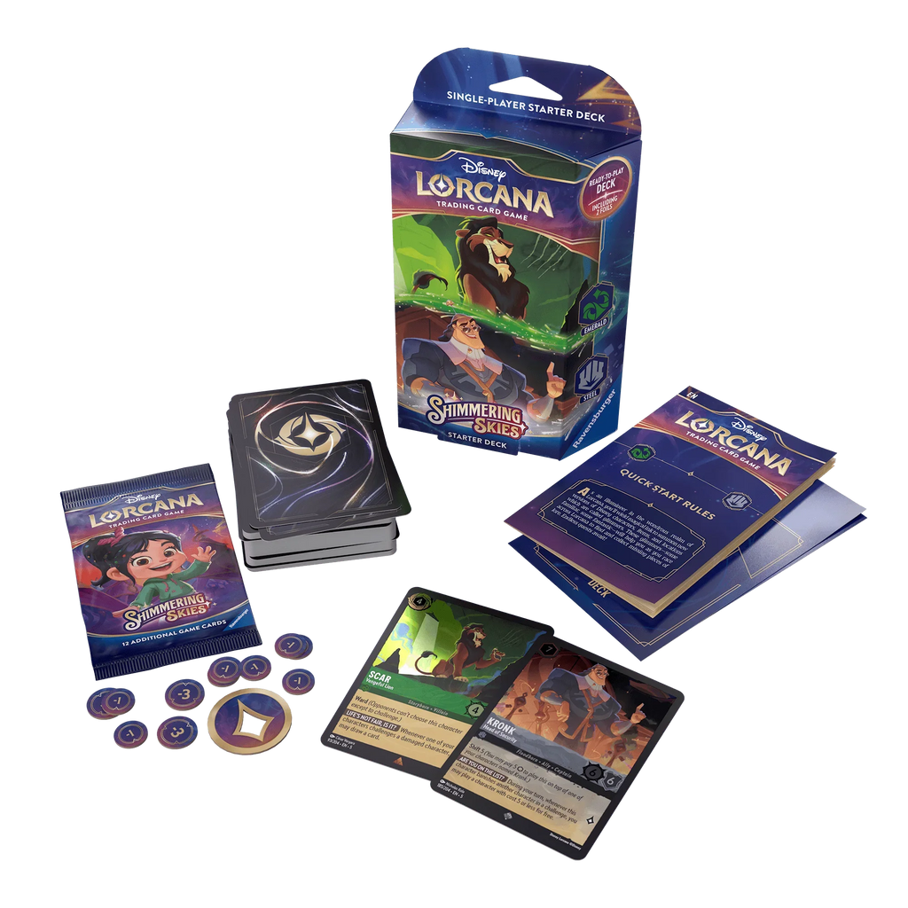 Disney - Lorcana TCG - Shimmering Skies - Starter Deck - Scar &amp; Kronk