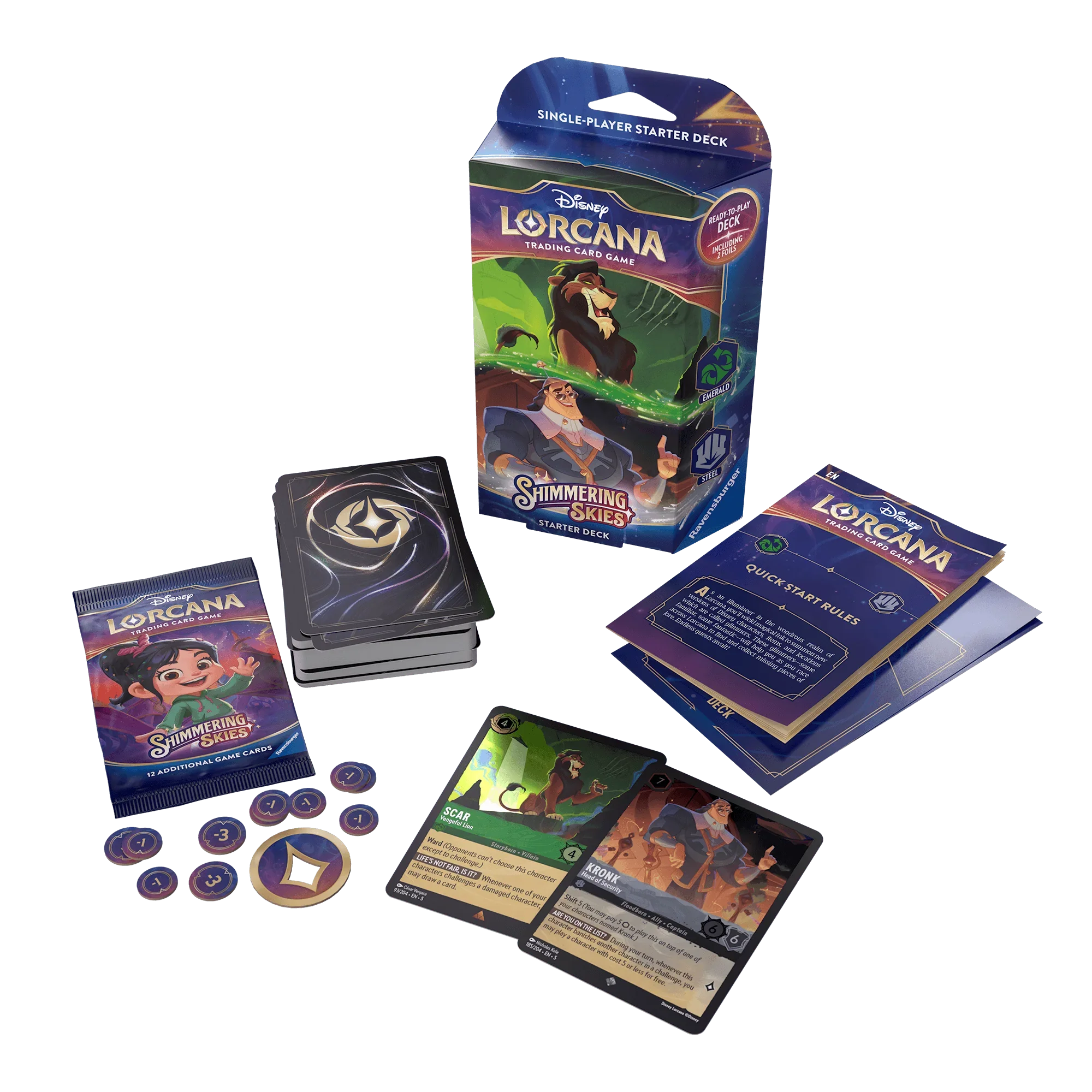 Disney - Lorcana TCG - Shimmering Skies - Starter Deck - Scar & Kronk