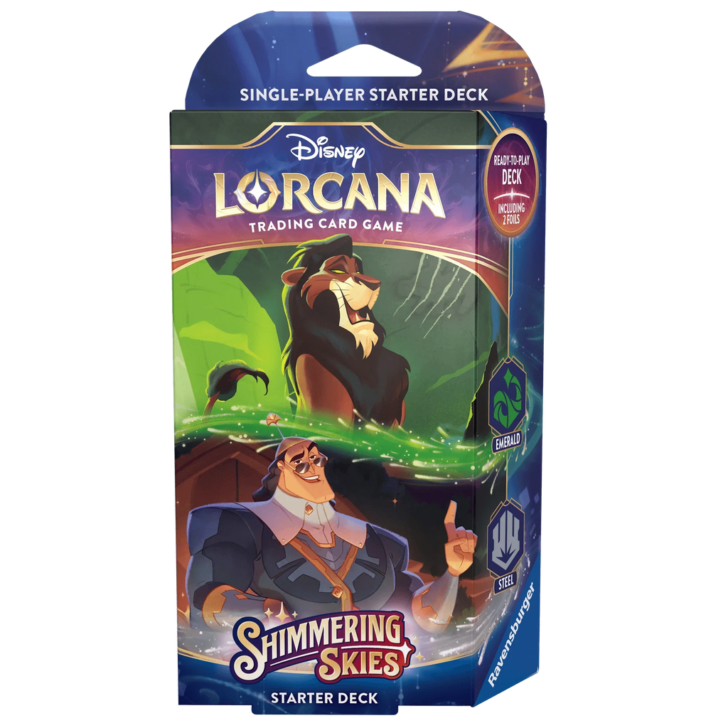Disney - Lorcana TCG - Shimmering Skies - Starter Deck - Scar &amp; Kronk