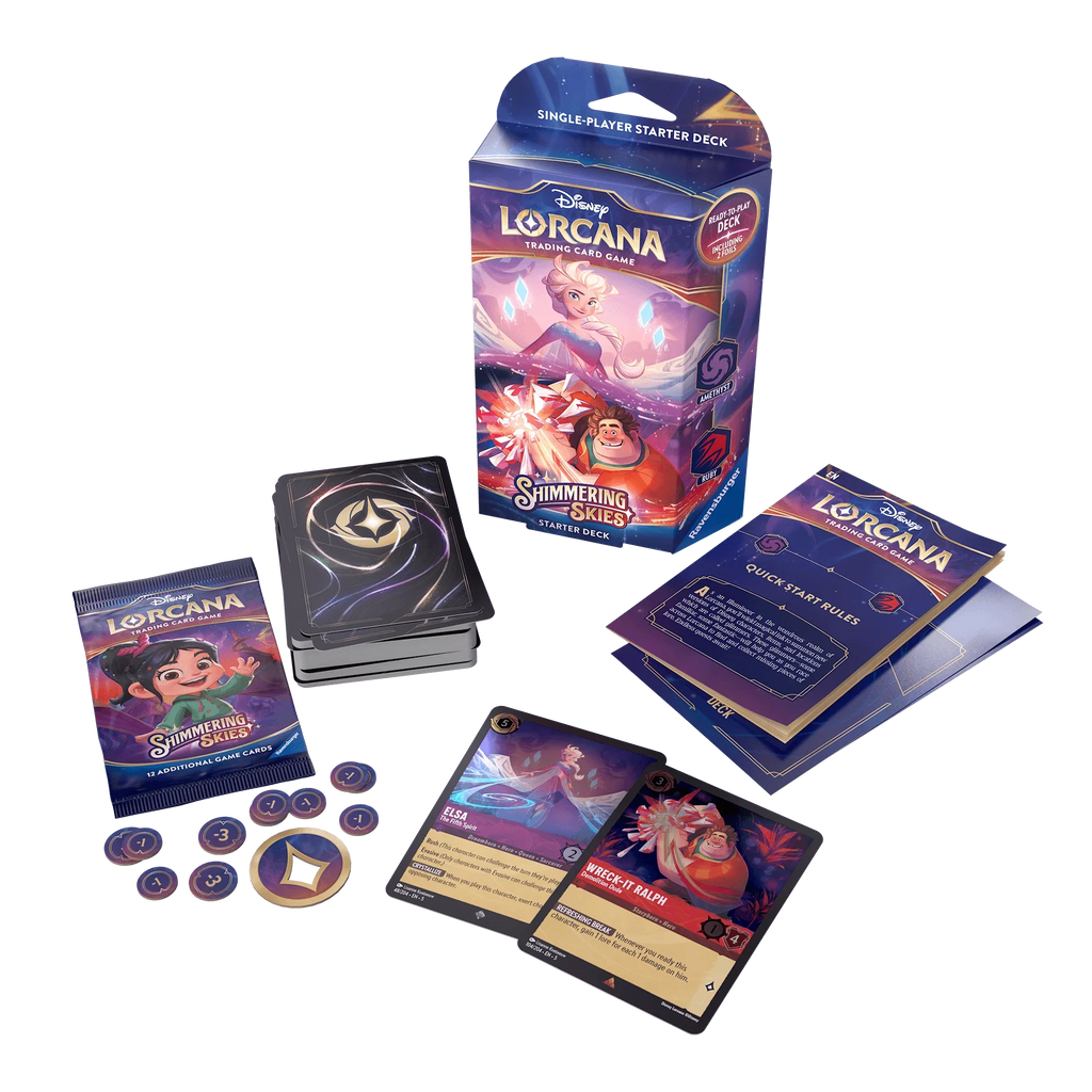 Disney - Lorcana TCG - Shimmering Skies - Starter Deck - Elsa & Ralph
