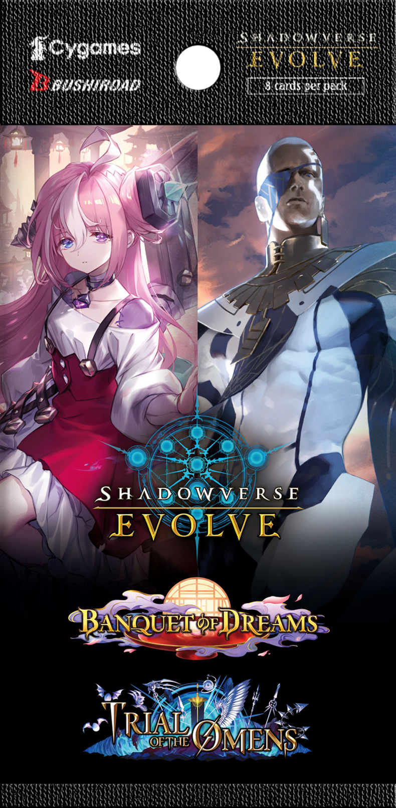 Shadowverse: Evolve - Combined Set 02 - Banquet of Dreams & Trial of the Omens - Booster Box (12x Packs)