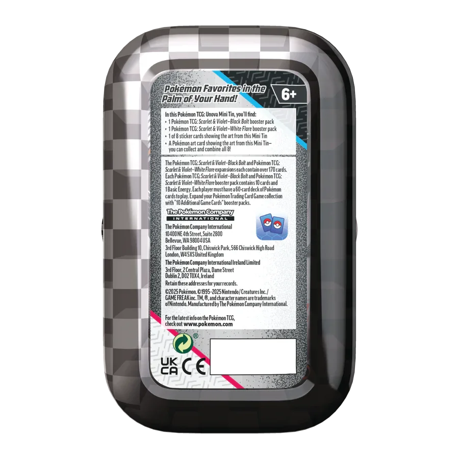 Pokemon TCG - Scarlet & Violet - Black Bolt & White Flare - Mini Tin