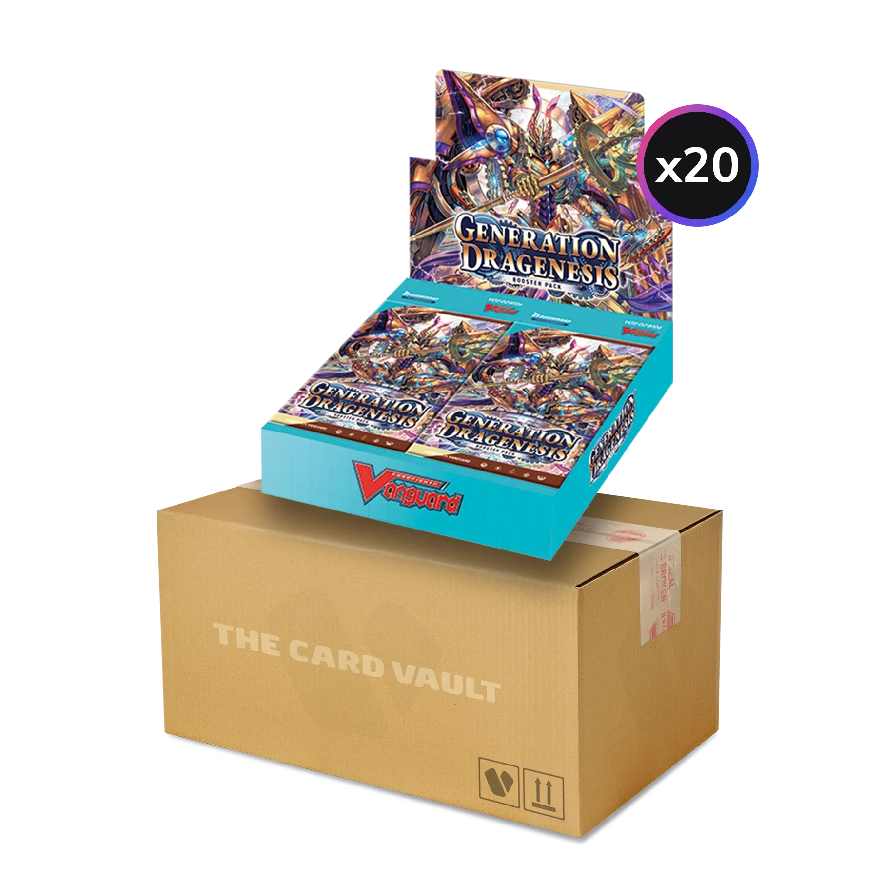 Cardfight!! Vanguard - Generation Dragenesis - Display Case (20x Booster Boxes)