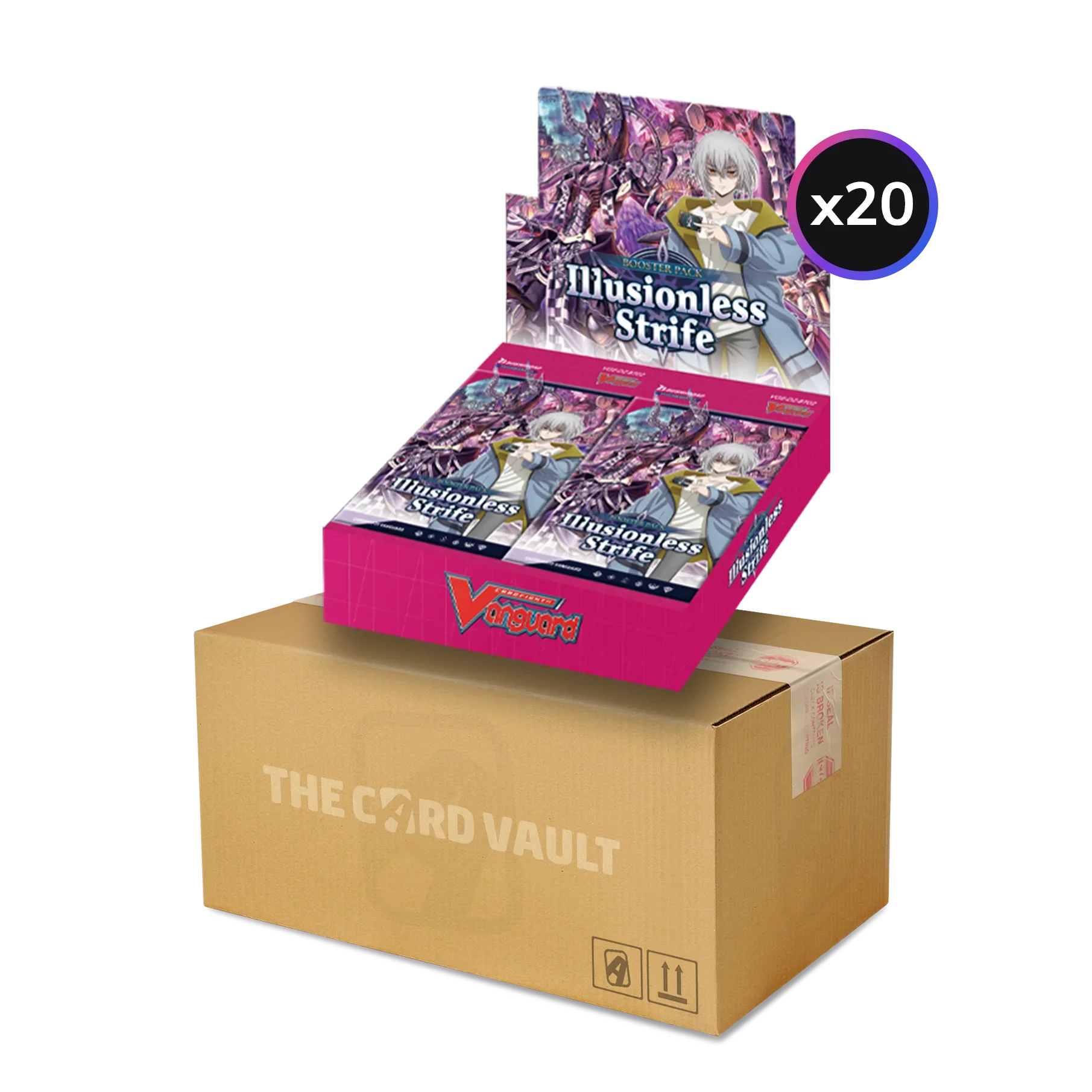 Cardfight!! Vanguard - Illusionless Strife - Display Case (20x Booster Boxes)