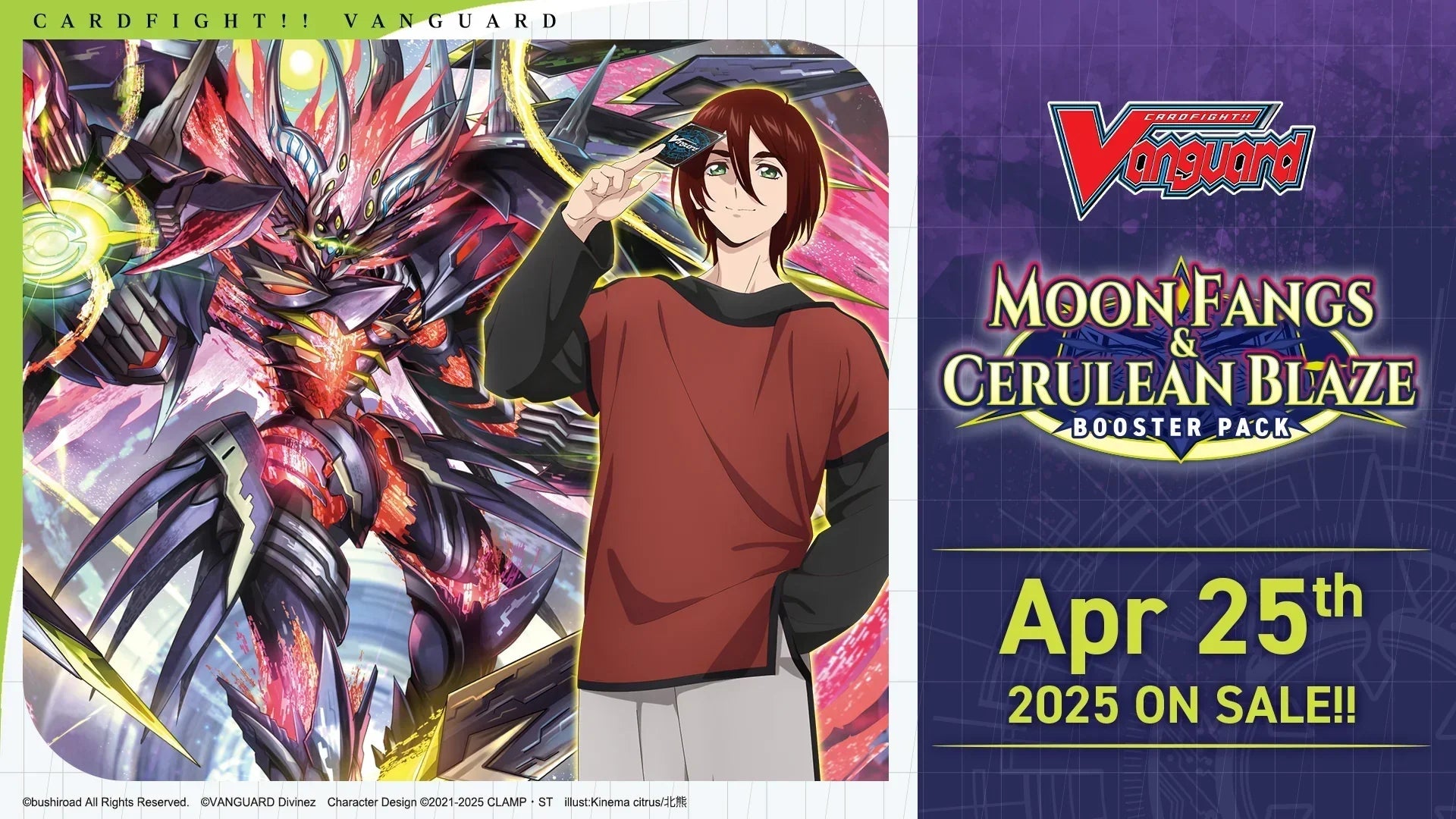 Cardfight!! Vanguard - Moon Fangs & Cerulean Blaze - Booster Pack