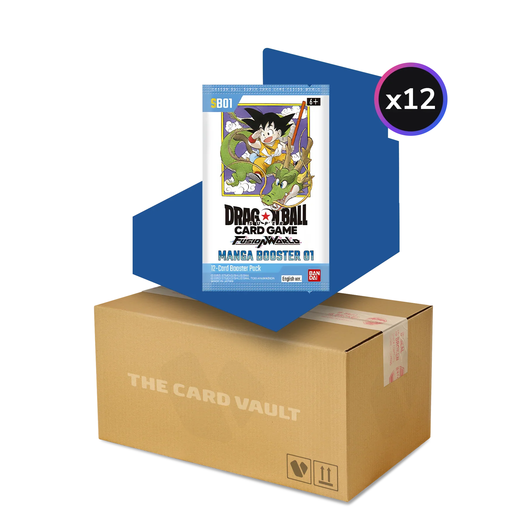 Dragon Ball Super CG Fusion World - Manga Booster (SB01) - Display Case (12x Booster Boxes)