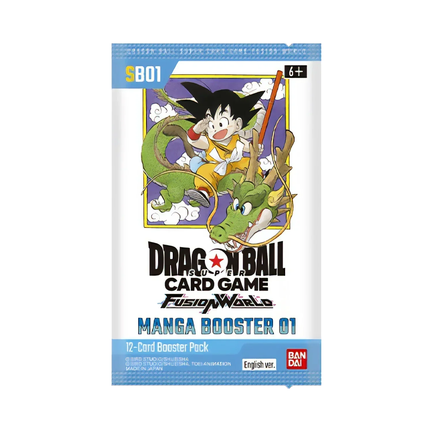 Dragon Ball Super CG Fusion World - Manga Booster (SB01) - Display Case (12x Booster Boxes)