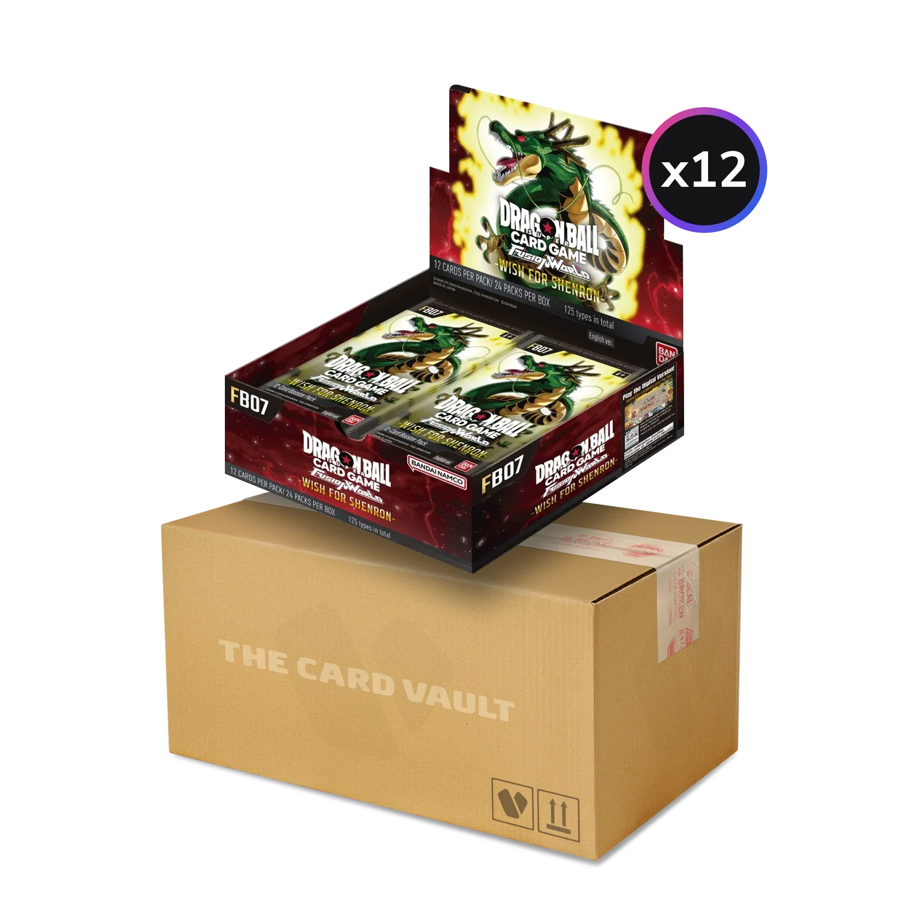 Dragon Ball Super CG Fusion World - Wish For Shenron (FB07) - Display Case (12x Booster Boxes)