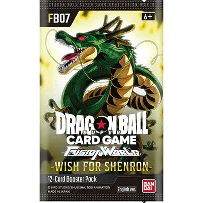 Dragon Ball Super CG Fusion World - Wish For Shenron (FB07) - Booster Pack