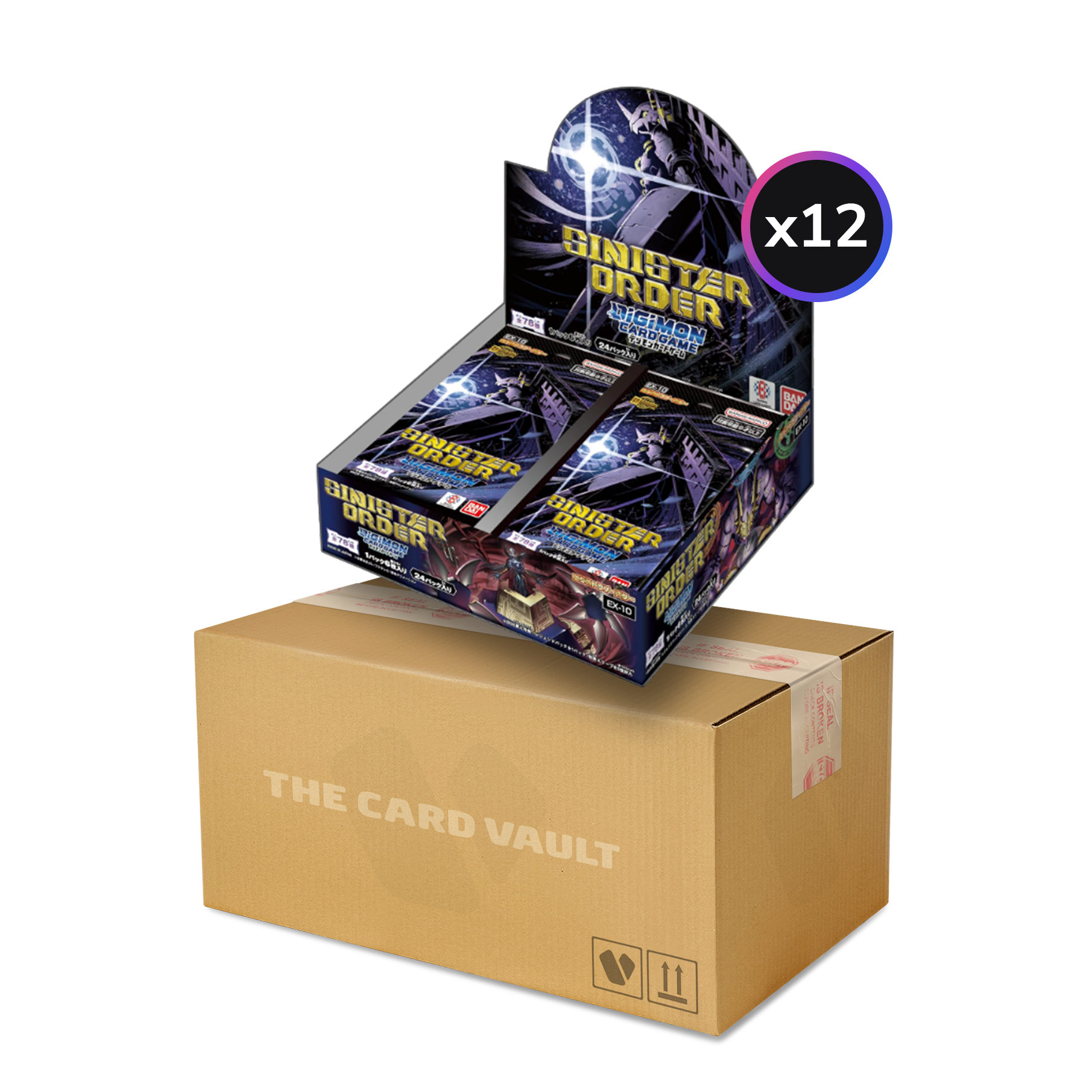 Digimon Card Game - Sinister Order (EX10) - Display Case (12x Booster Boxes)
