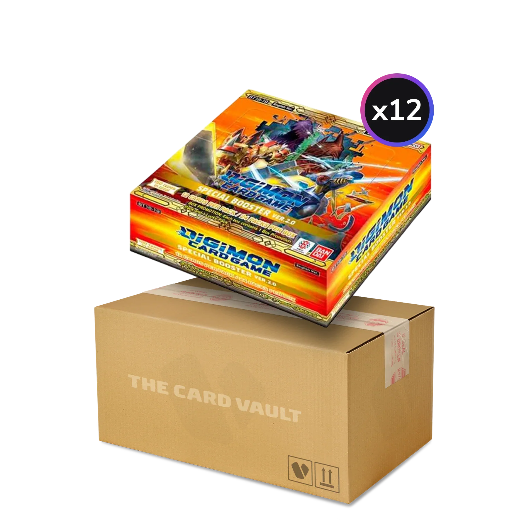 Digimon Card Game - Special Booster Ver. 2.0 (BT18-19) - Display Case (12x Booster Boxes)