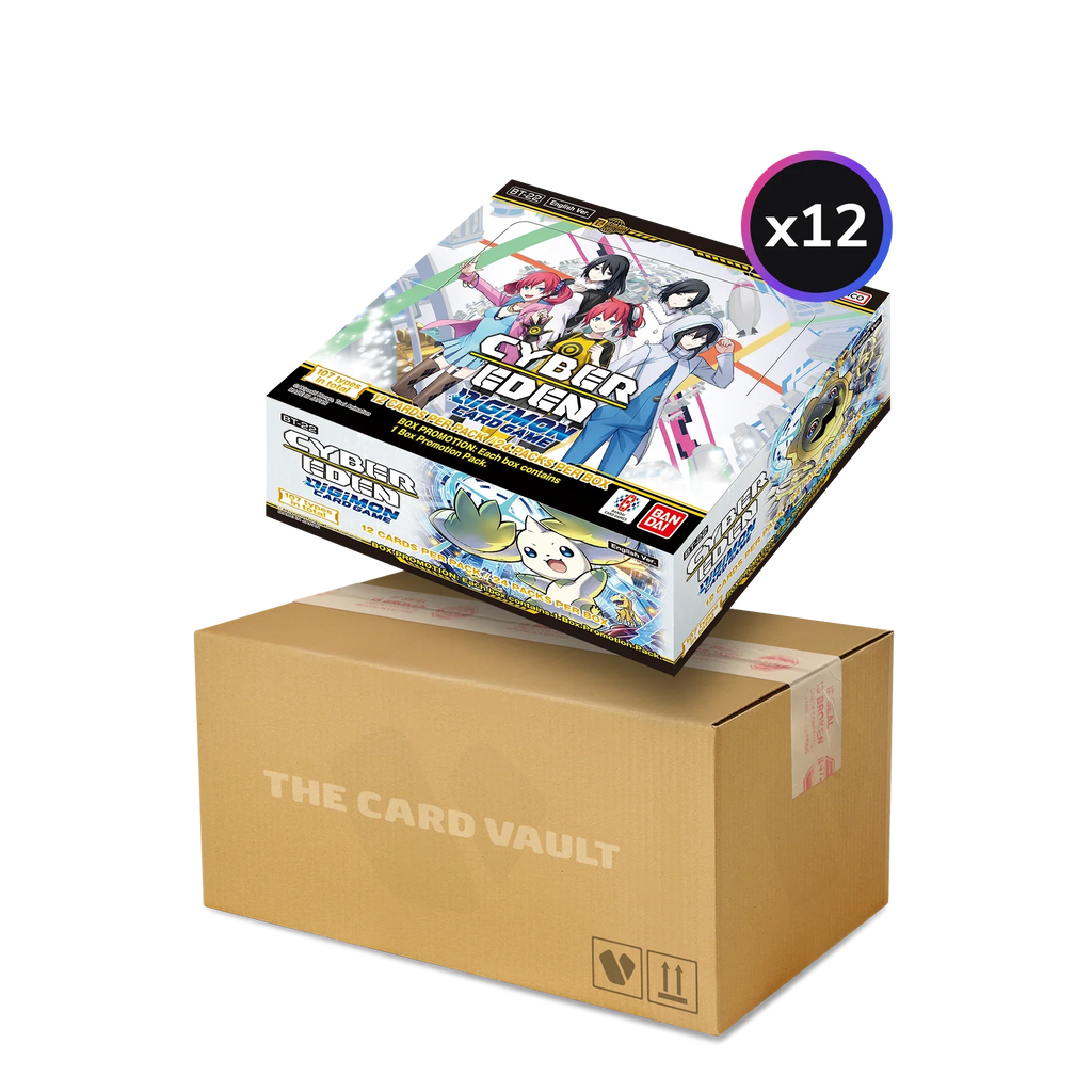 Digimon Card Game - Cyber Eden (BT22) - Display Case (12x Booster Boxes)