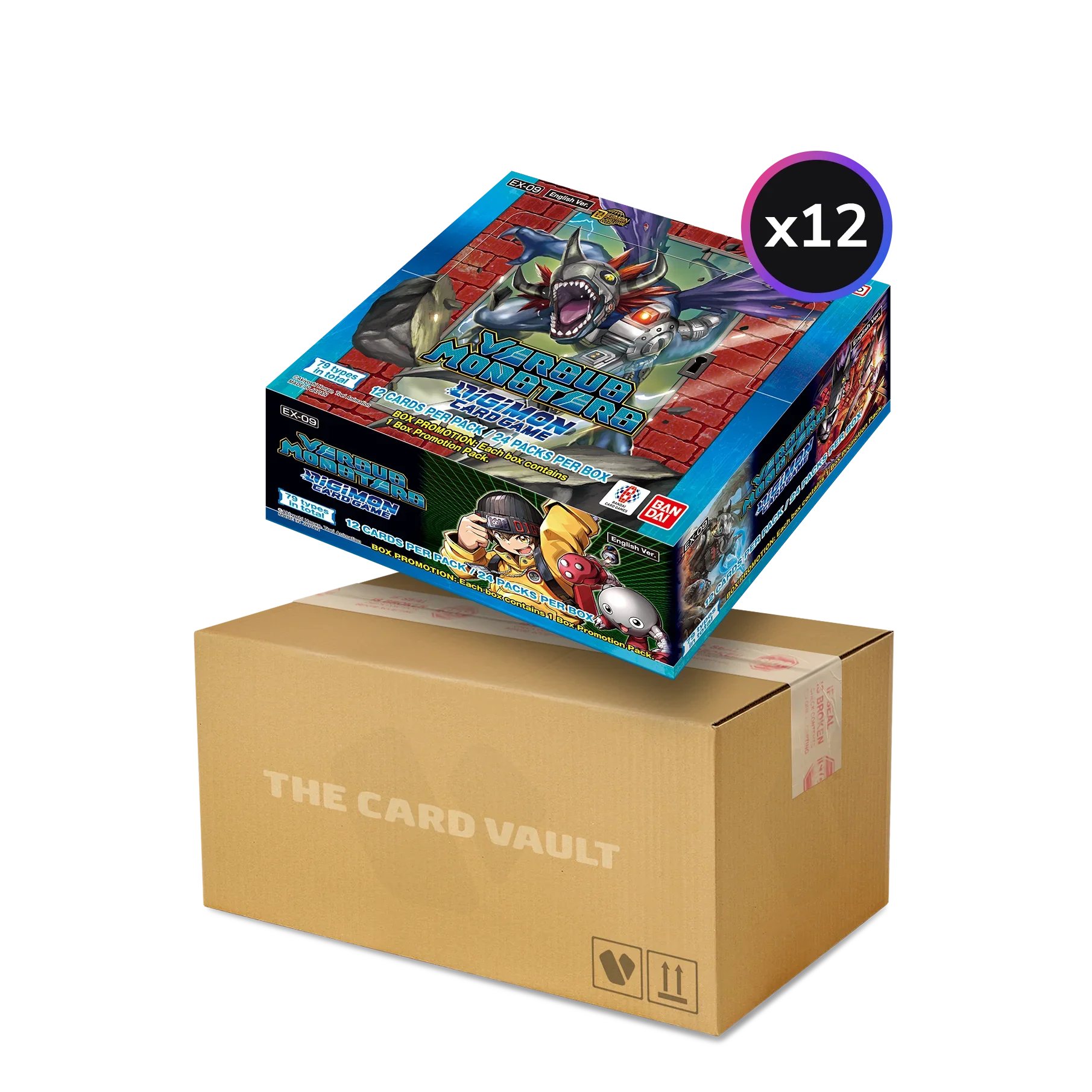 Digimon Card Game - Versus Monsters (EX09) - Display Case (12x Booster Boxes)