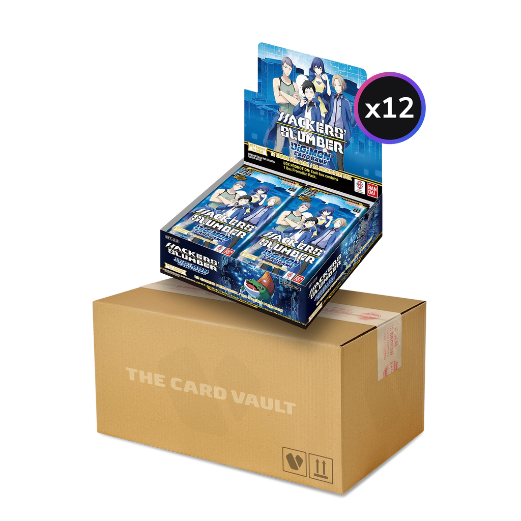 Digimon Card Game - Hackers' Slumber (BT23) - Display Case (12x Booster Boxes)