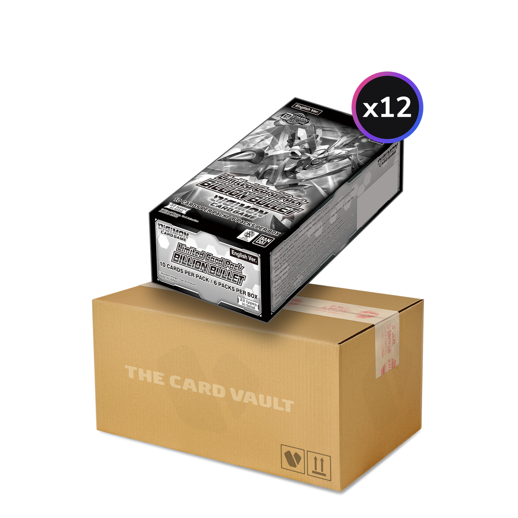 Digimon Card Game - Special Limited Set - Billion Bullet (LM06) - Display Case (12x Booster Boxes)