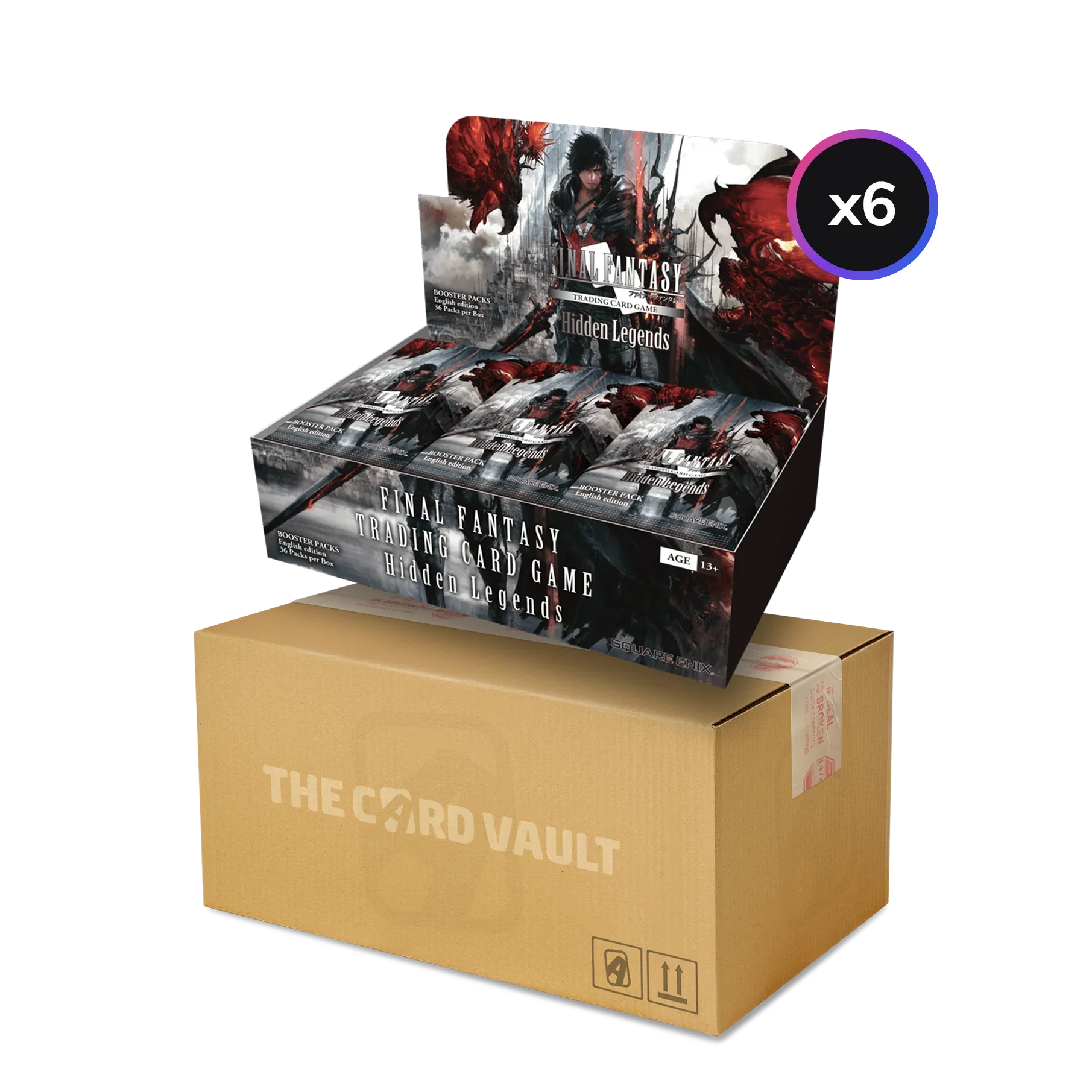 Final Fantasy TCG - Opus XXIV (24) - Hidden Legends - Display Case (6x Booster Boxes)