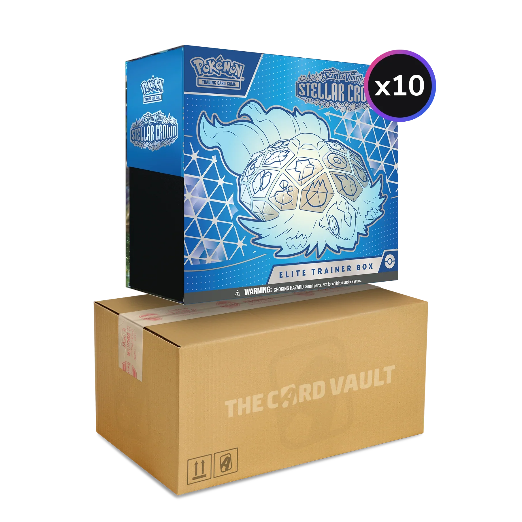 Pokemon TCG - Scarlet & Violet - Stellar Crown - Display Case (10x Elite Trainer Boxes)