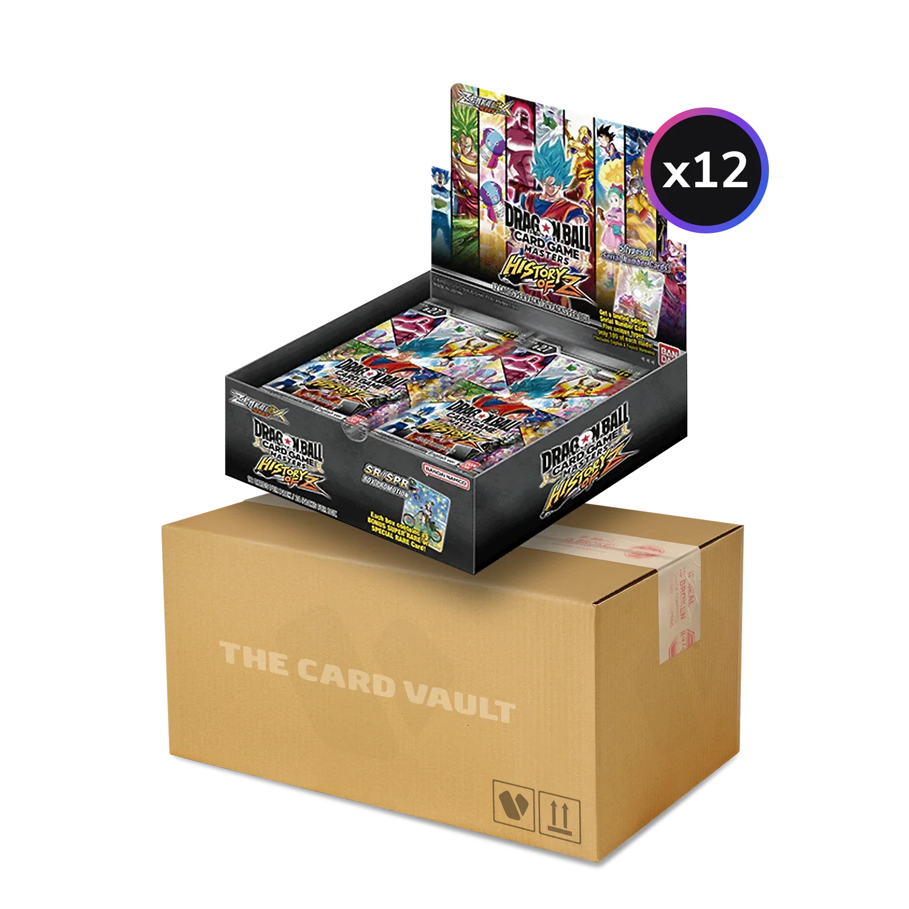 Dragon Ball Super CG Masters - Zenkai Series Set 10 - History of Z (B27) - Display Case (12x Booster Boxes)