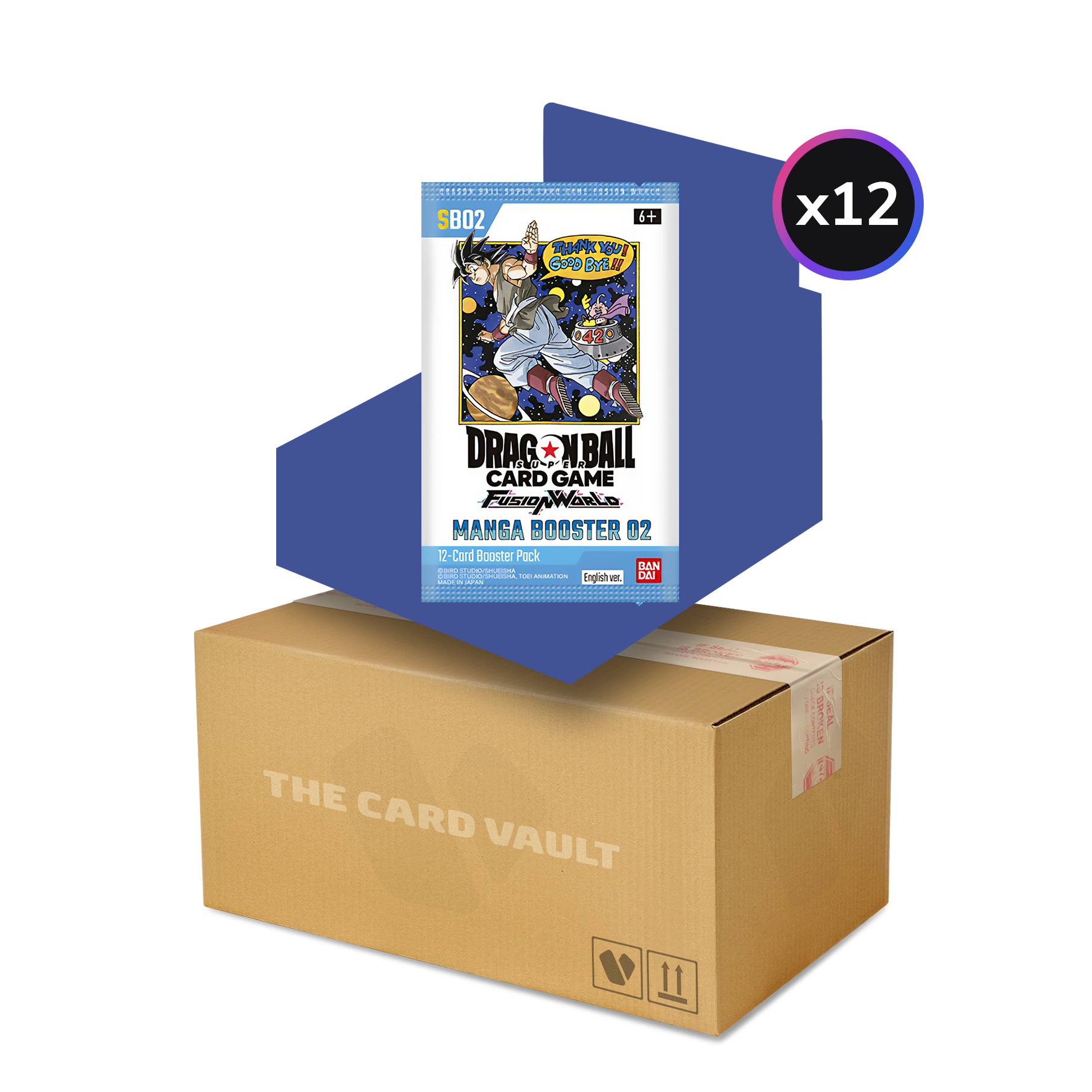 Dragon Ball Super CG Fusion World - Manga Booster (SB02) - Display Case (12x Booster Boxes)