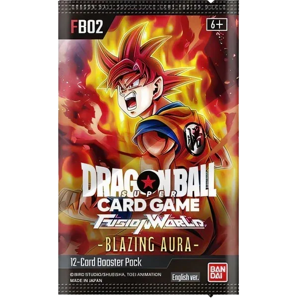 Dragon Ball Super CG Fusion World - Blazing Aura (FB02) - Booster Pack