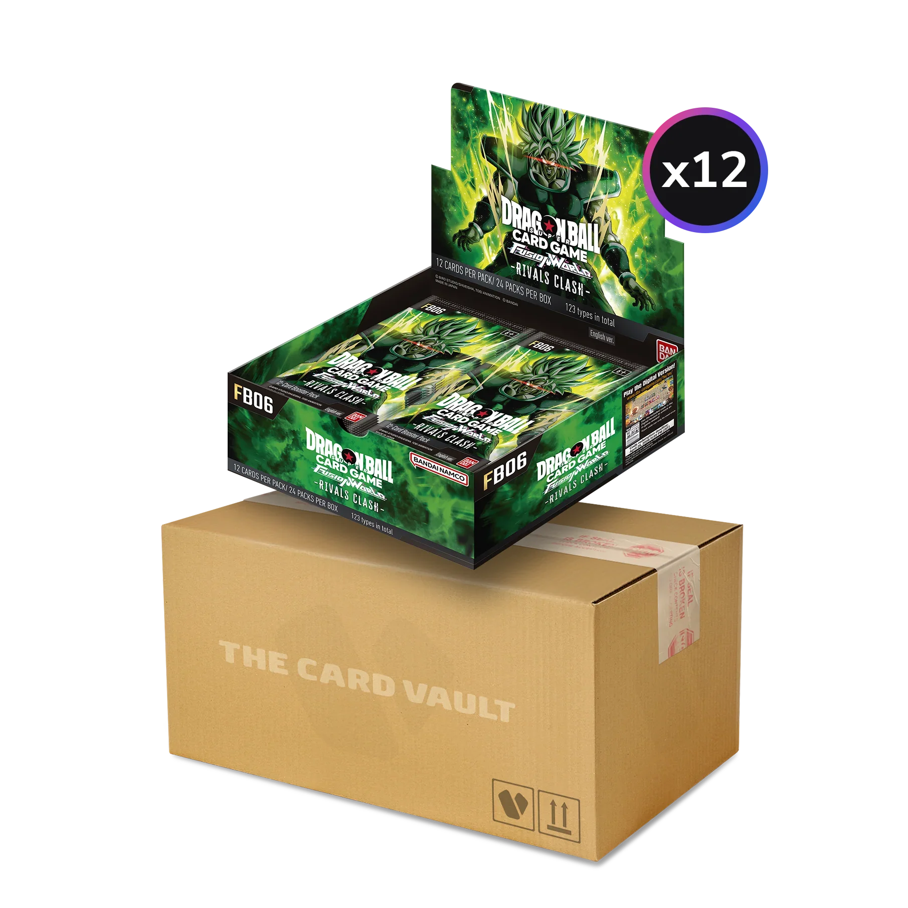 Dragon Ball Super CG Fusion World - Rivals Clash (FB06) - Display Case (12x Booster Boxes)