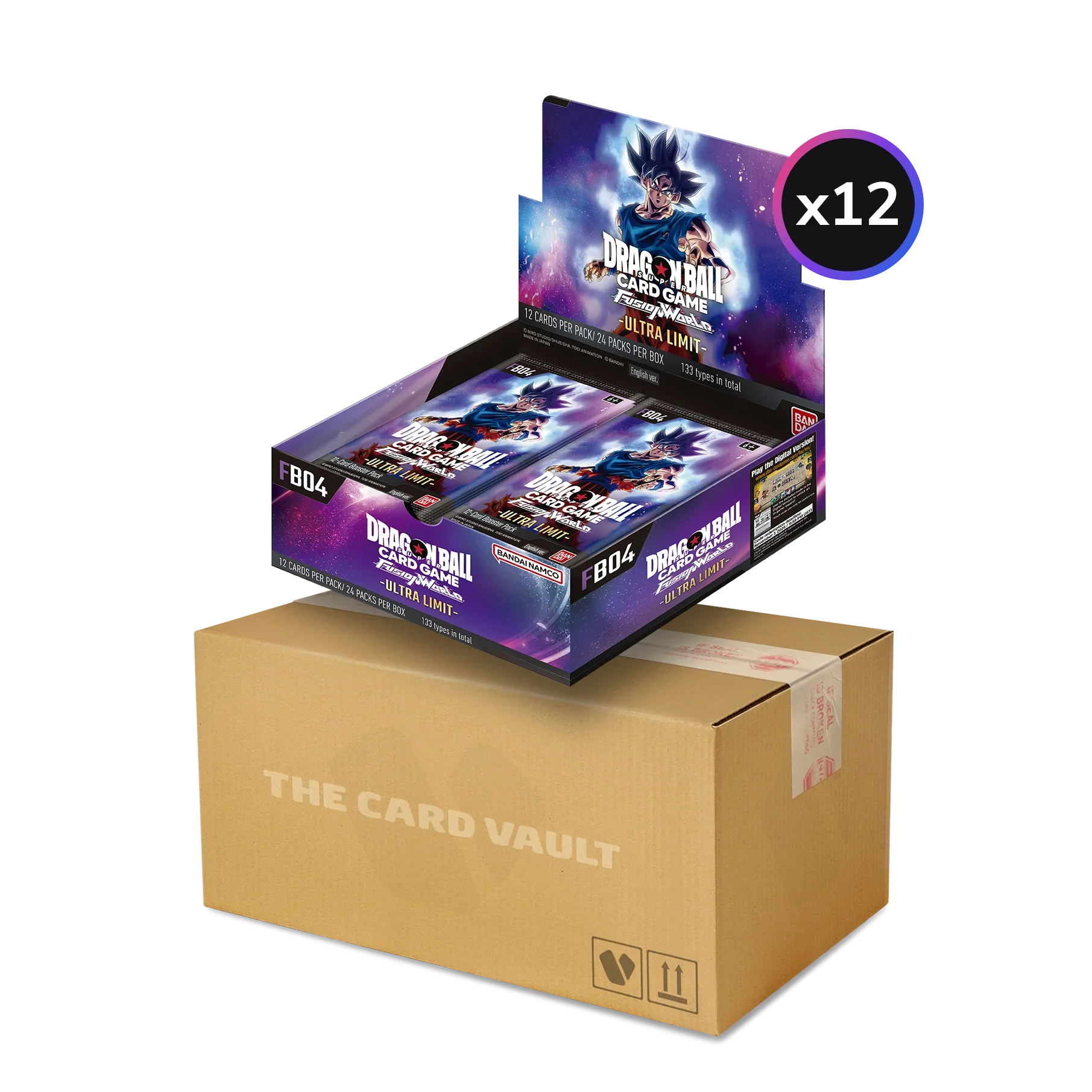 Dragon Ball Super CG Fusion World - Ultra Limit (FB04) - Display Case (12x Booster Boxes)