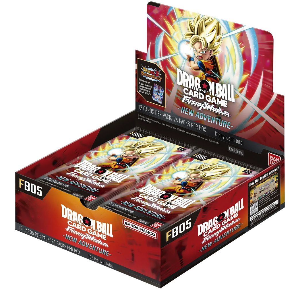 Dragon Ball Super CG Fusion World - New Adventure (FB05) - Display Case (12x Booster Boxes)