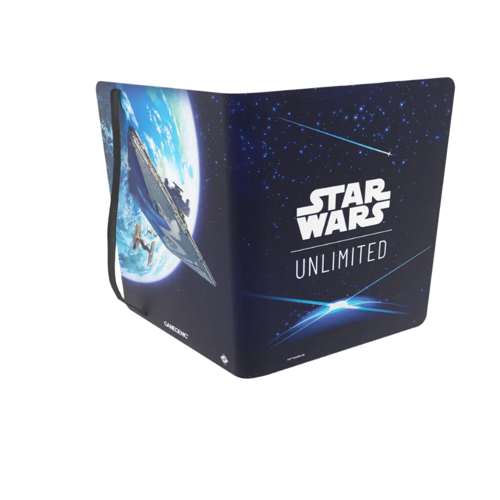 Gamegenic - Star Wars: Unlimited - 18-Pocket Album - Card Back Blue