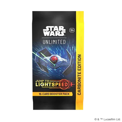 Star Wars: Unlimited - Jump to Lightspeed - Carbonite Edition - Collector Booster Box (12x Packs)
