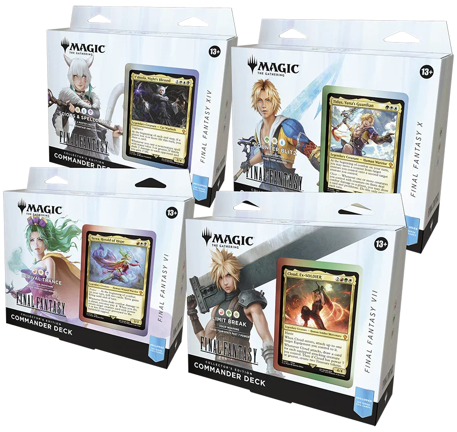 Magic: The Gathering - Universes Beyond - Final Fantasy - Collector Commander Deck - Bundle