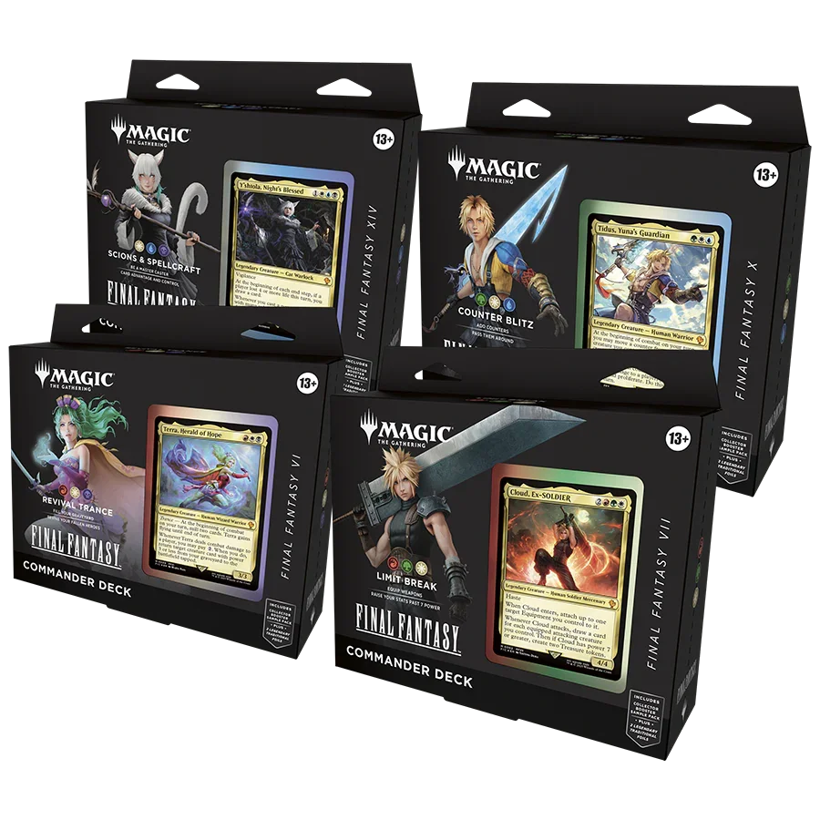 Magic: The Gathering - Universes Beyond - Final Fantasy - Commander Deck - Bundle