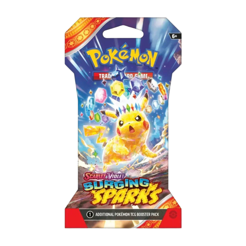 Pokemon TCG - Scarlet & Violet - Surging Sparks - Sleeved Booster Pack