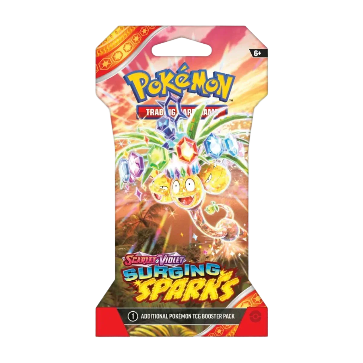 Pokemon TCG - Scarlet & Violet - Surging Sparks - Sleeved Booster Pack
