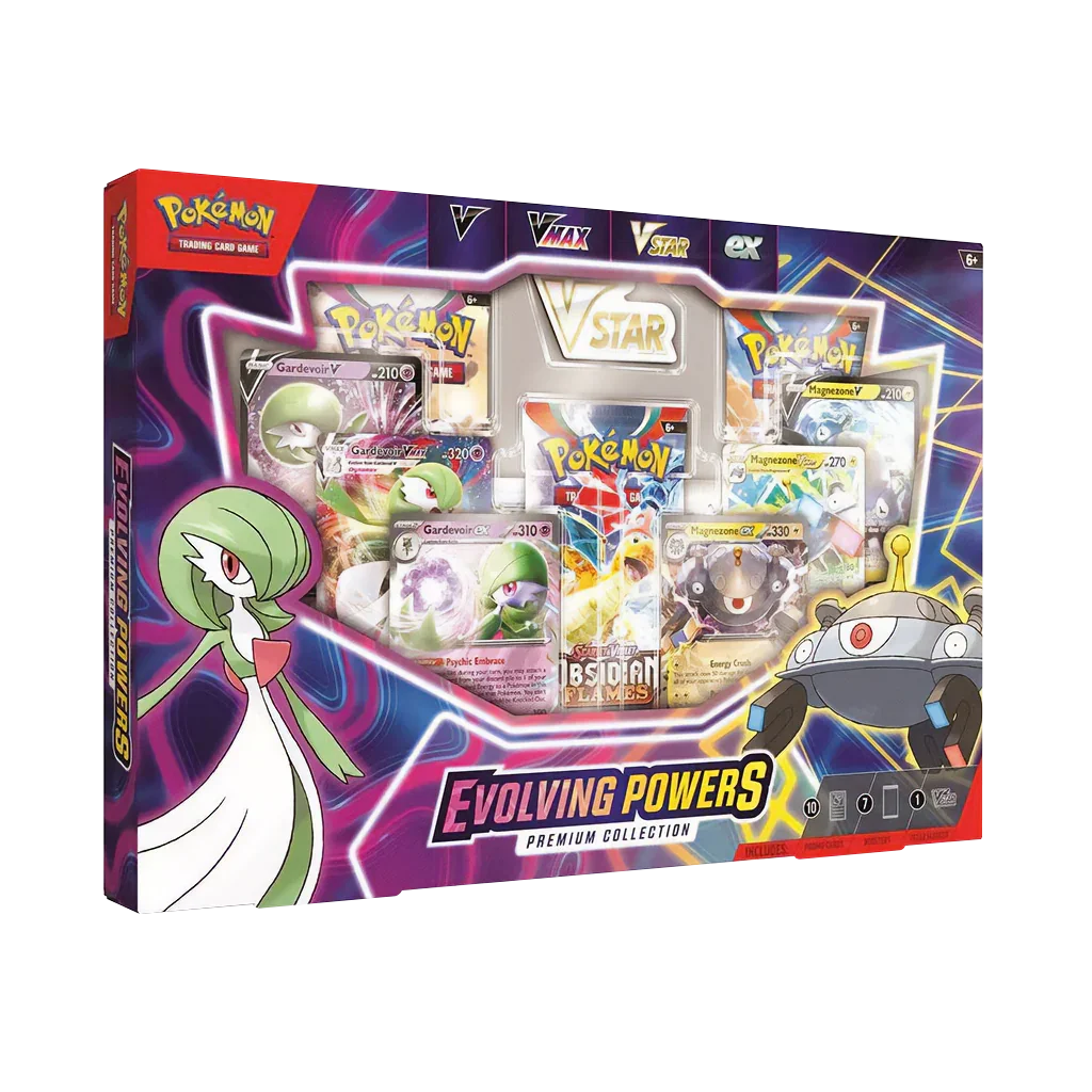 Pokemon TCG - Evolving Powers Collection Box & Team Rocket Tin (Persian) - Bundle
