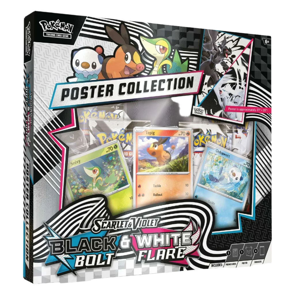 Pokemon TCG - Scarlet & Violet - Black Bolt & White Flare - Unova Poster Collection