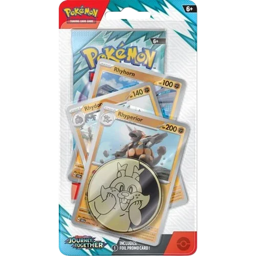 Pokemon TCG - Scarlet & Violet - Journey Together - Premium Checklane Blister - Rhyperior