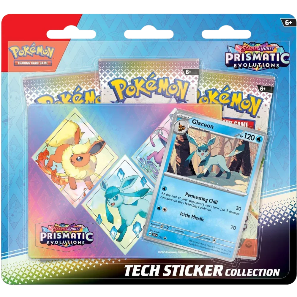 Pokemon TCG - Scarlet & Violet - Prismatic Evolutions - Tech Sticker Collection