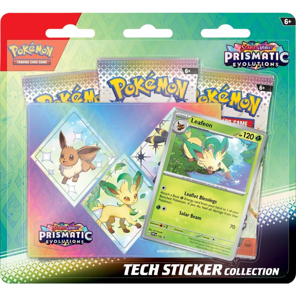 Pokemon TCG - Scarlet & Violet - Prismatic Evolutions - Tech Sticker Collection