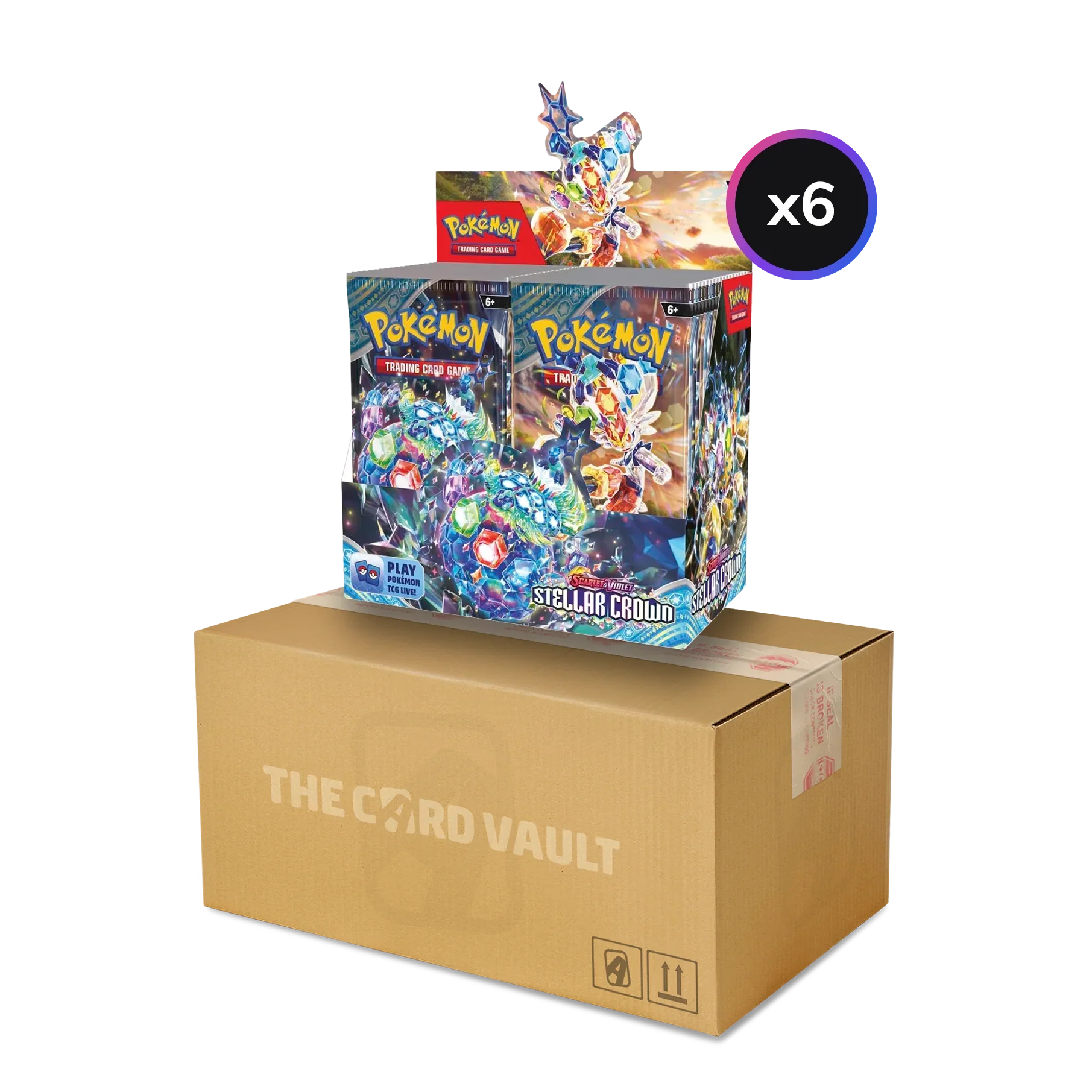 Pokemon TCG - Scarlet & Violet - Stellar Crown - Display Case (6x Booster Boxes)