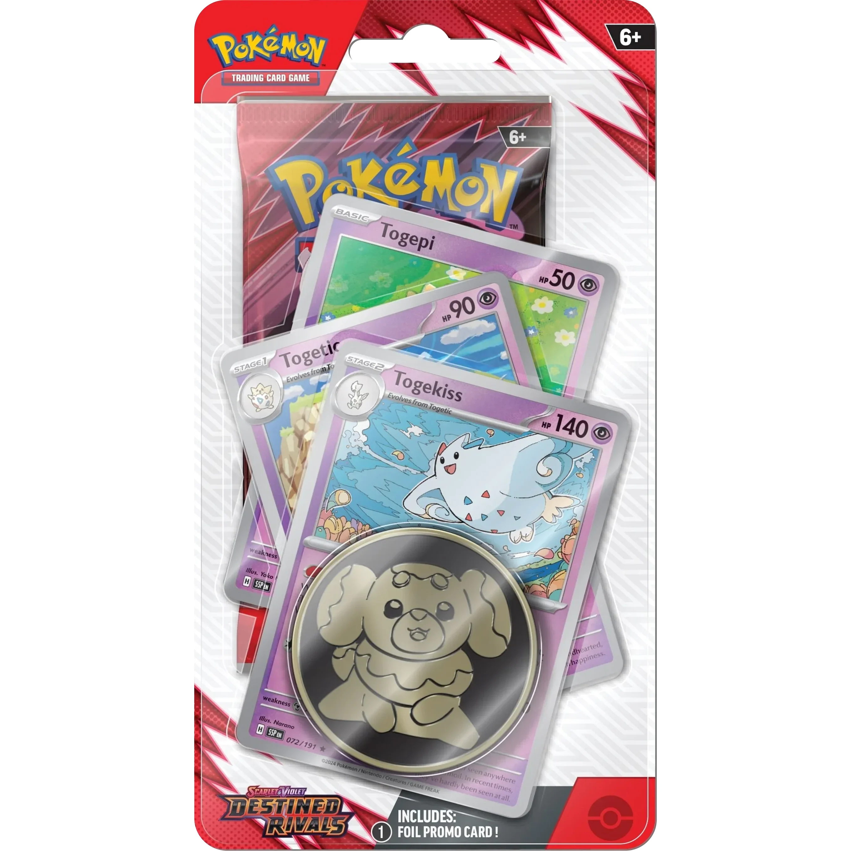 Pokemon TCG - Scarlet & Violet - Destined Rivals - Premium Checklane Blister - Togekiss