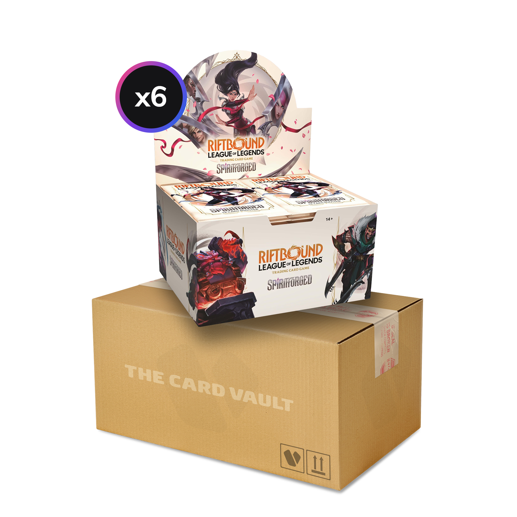 Riftbound: League of Legends TCG - Set 02 - Spiritforged - Display Case (6x Booster Boxes)