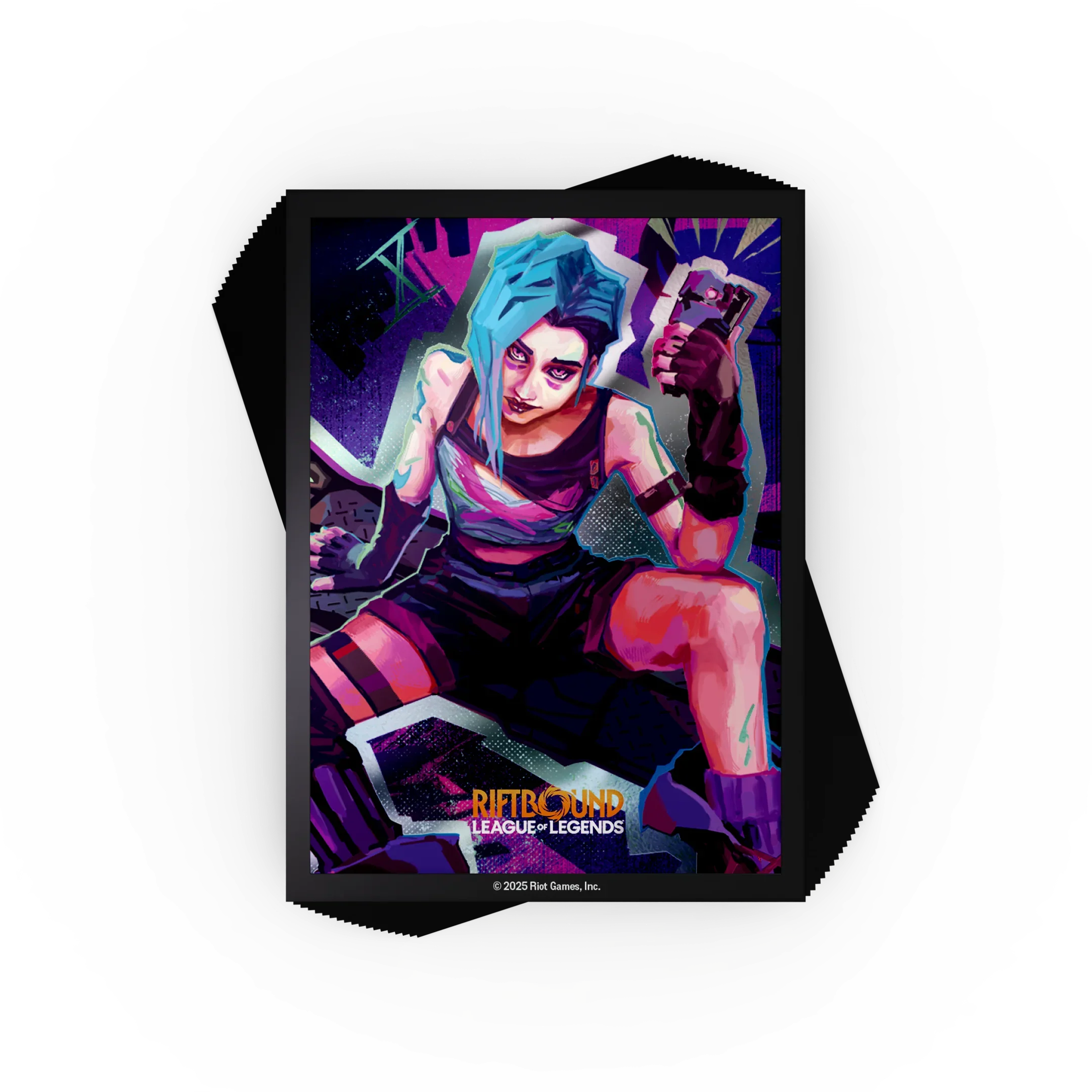 Riftbound: League of Legends TCG - Set 01 - Origins - Jinx Art Sleeves (100pk)