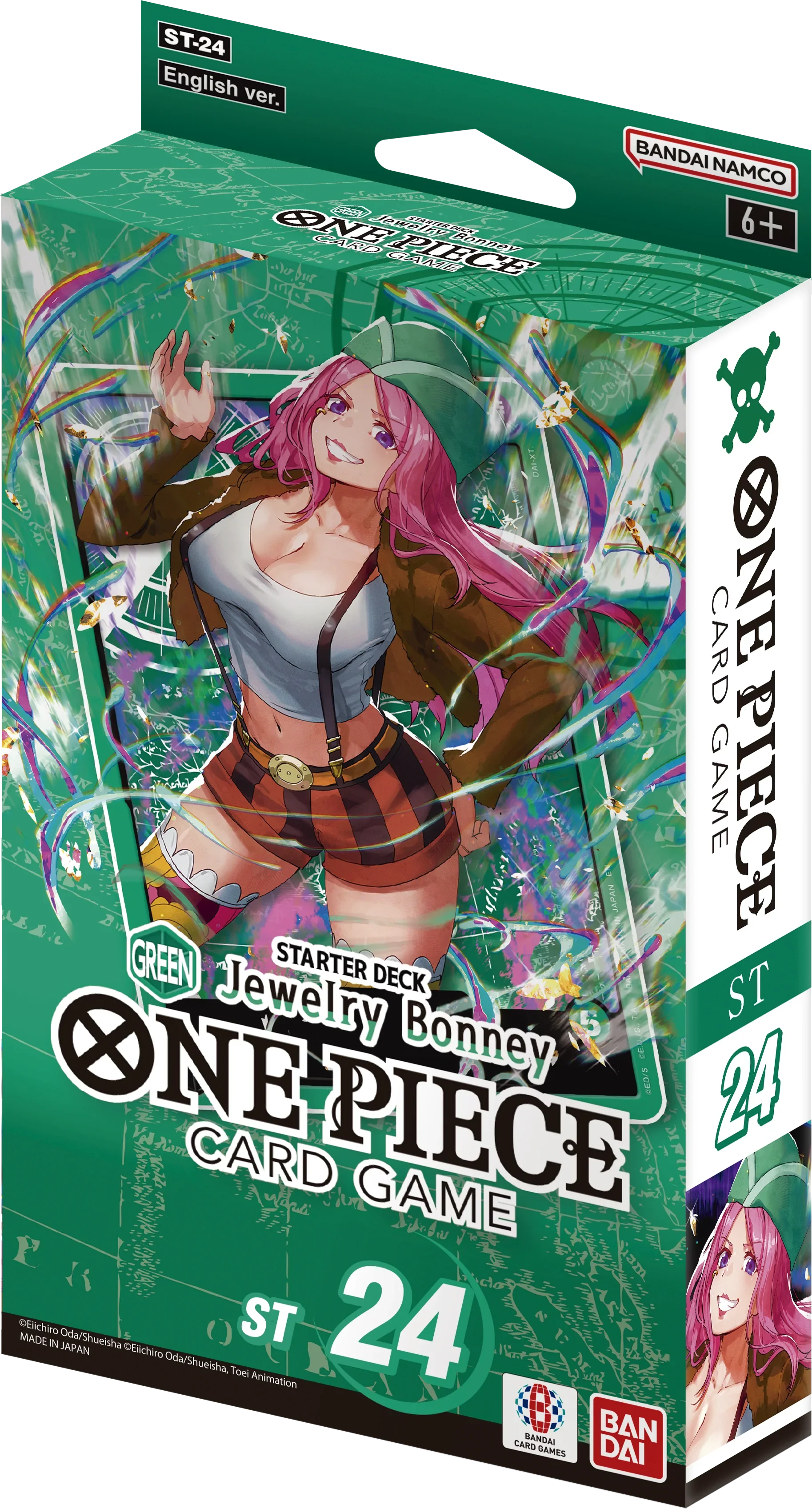 One Piece TCG - Starter Deck - (Green) Jewelry Bonney (ST-24)