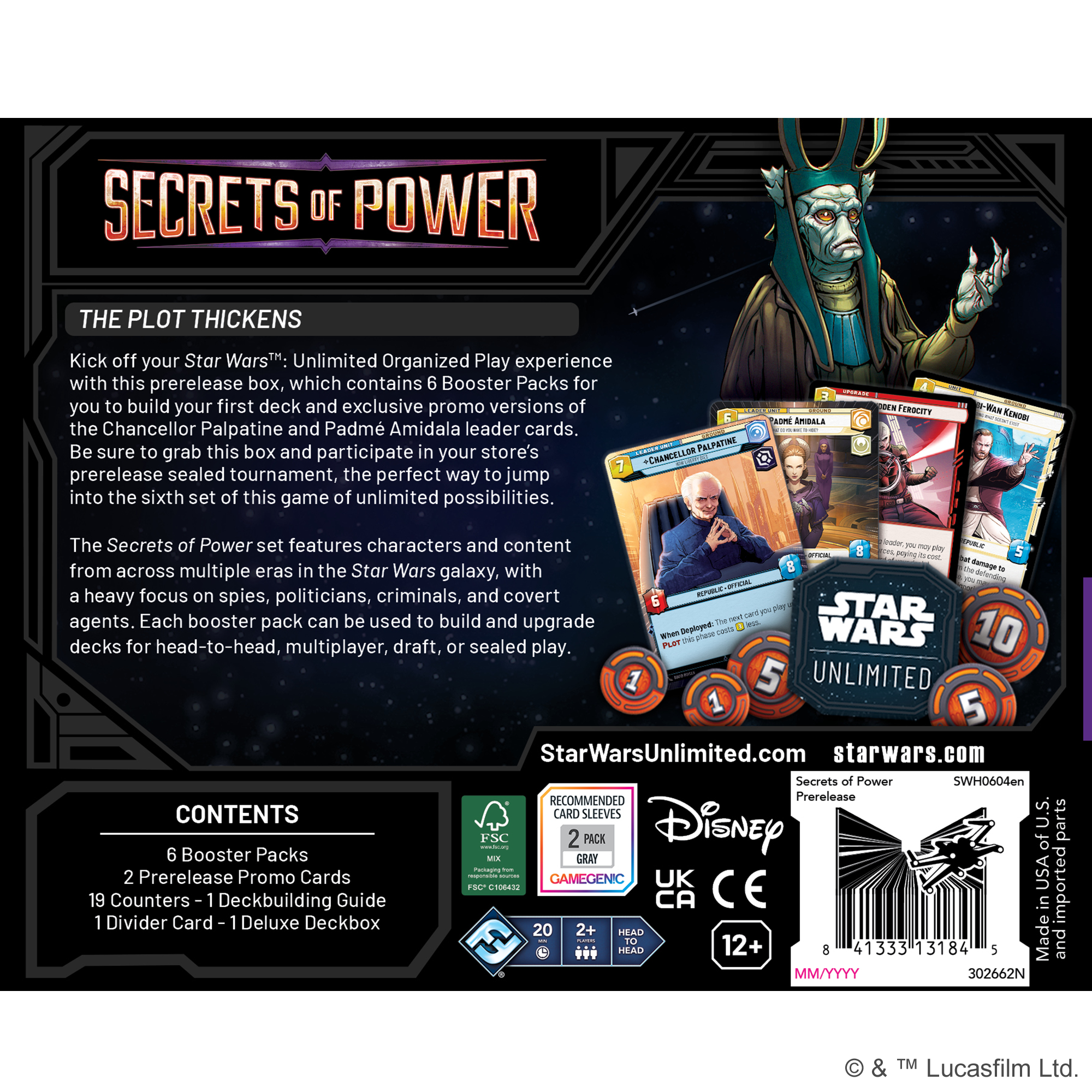 Star Wars: Unlimited - Secrets of Power - Prerelease Box